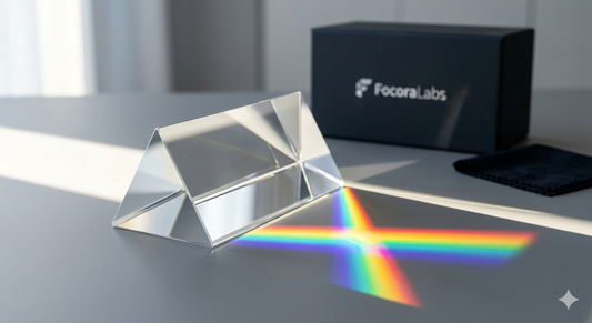 Premium K9 Optical Glass Prism for Photography - Focora Labs